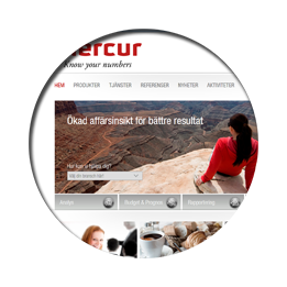 Webbplats åt Mercur